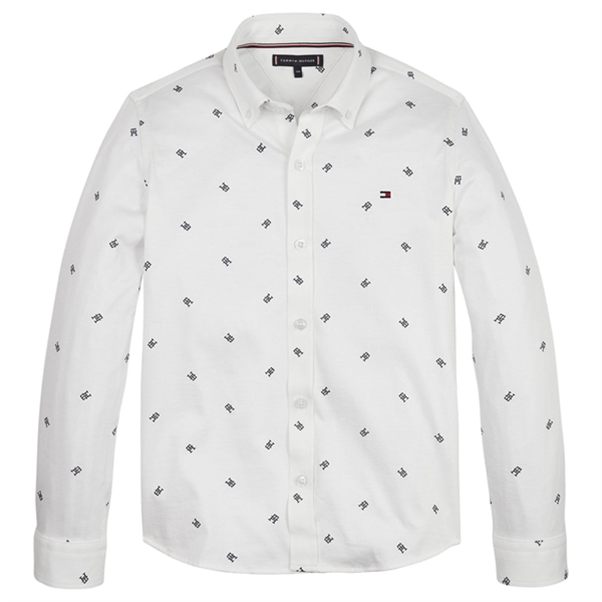 Tommy Hilfiger Monogram Jersey Shirt White Allover