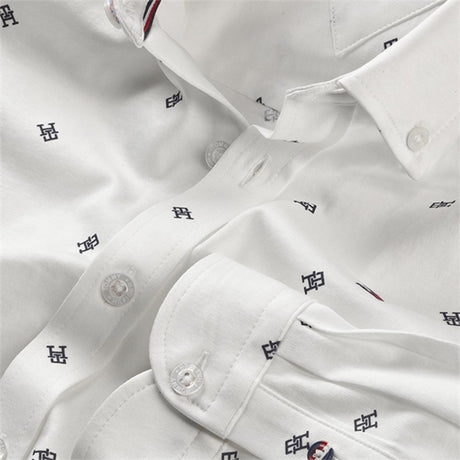 Tommy Hilfiger Monogram Jersey Shirt White Allover 2