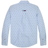 Tommy Hilfiger Mini Print Oxford Shirt Shoreside Blue 2