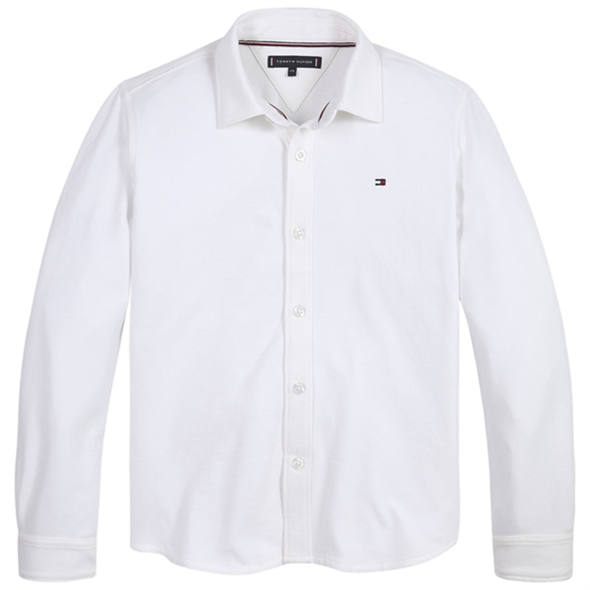 Tommy Hilfiger Stretch Pique Shirt White