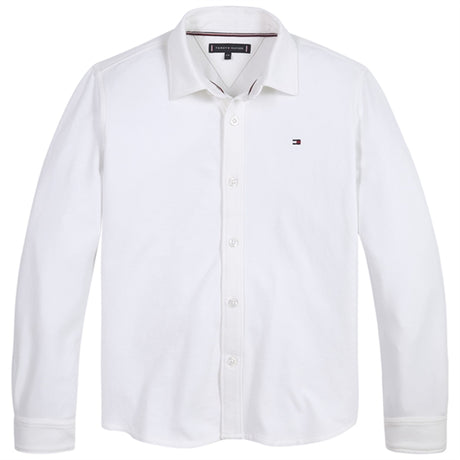 Tommy Hilfiger Stretch Pique Shirt White