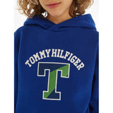 Tommy Hilfiger T Varsity Hoodie Navy Voyage 3