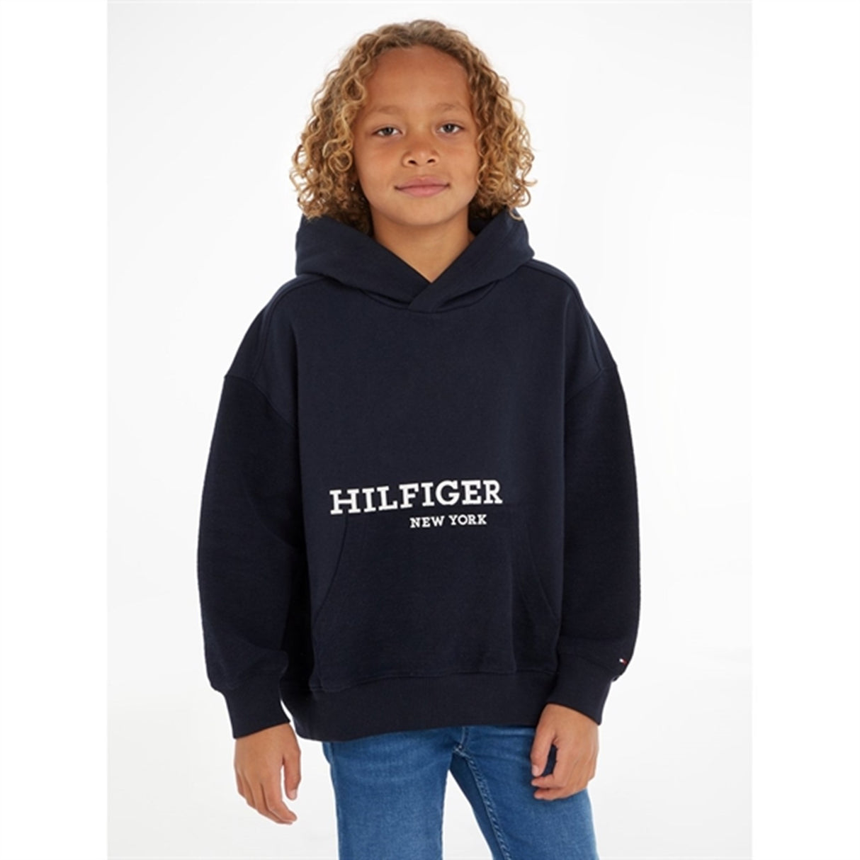 Tommy Hilfiger Hilfiger Logo Hoodie Desert Sky 2