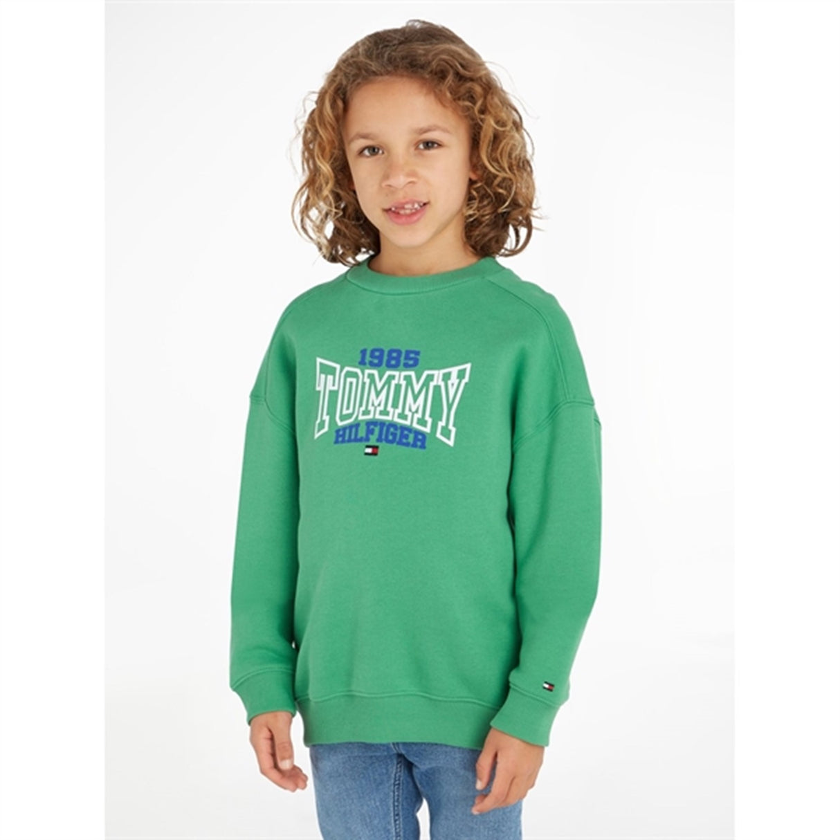 Tommy Hilfiger Tommy 1985 Varsity Sweatshirt Coastal Green 2