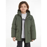 Tommy Hilfiger Tech Parka Jacket Olive Green 2