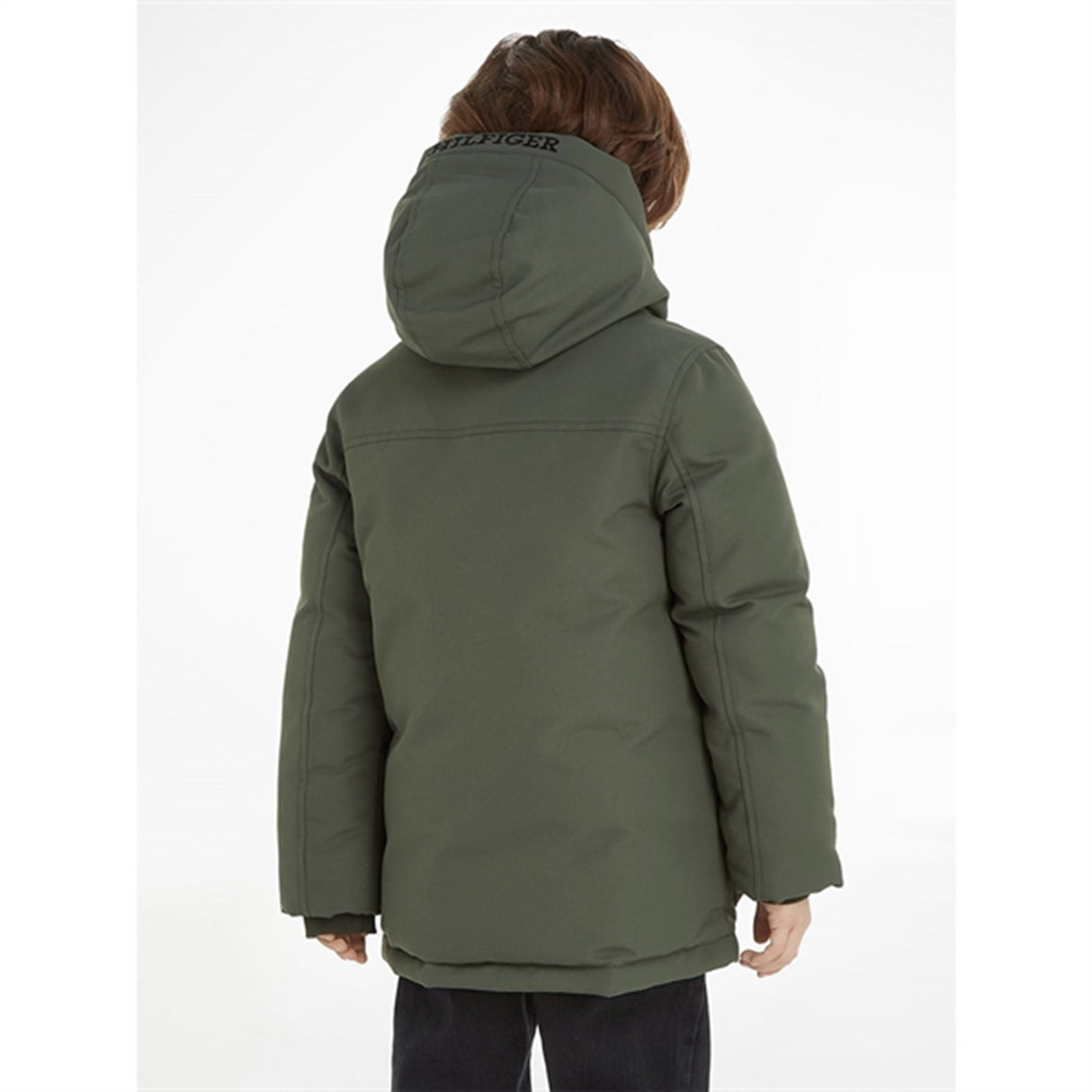 Tommy Hilfiger Tech Parka Jacket Olive Green 4