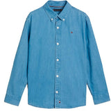 Tommy Hilfiger Denim Chambray Shirt Denim Light Wash