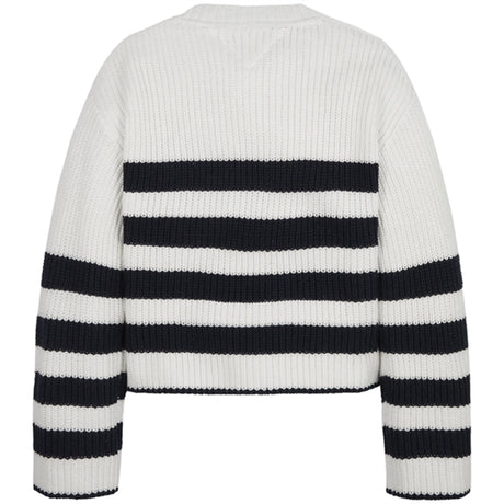 Tommy Hilfiger Nautical Striped Sweater Ancient White / Desert Sky Stripe 2