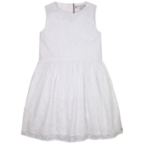 Tommy Hilfiger Monogram Dress White