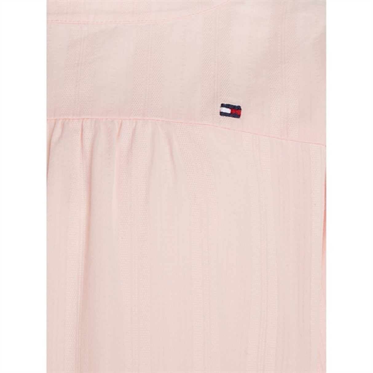 Tommy Hilfiger Global Stripe Tape Detail Dress Pink Crystal 5