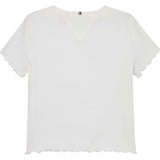 Tommy Hilfiger Essential Rib Blouse White 6