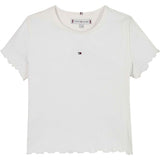 Tommy Hilfiger Essential Rib Blouse White