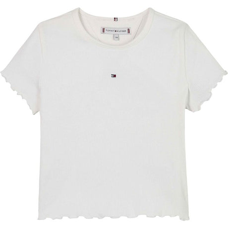 Tommy Hilfiger Essential Rib Blouse White