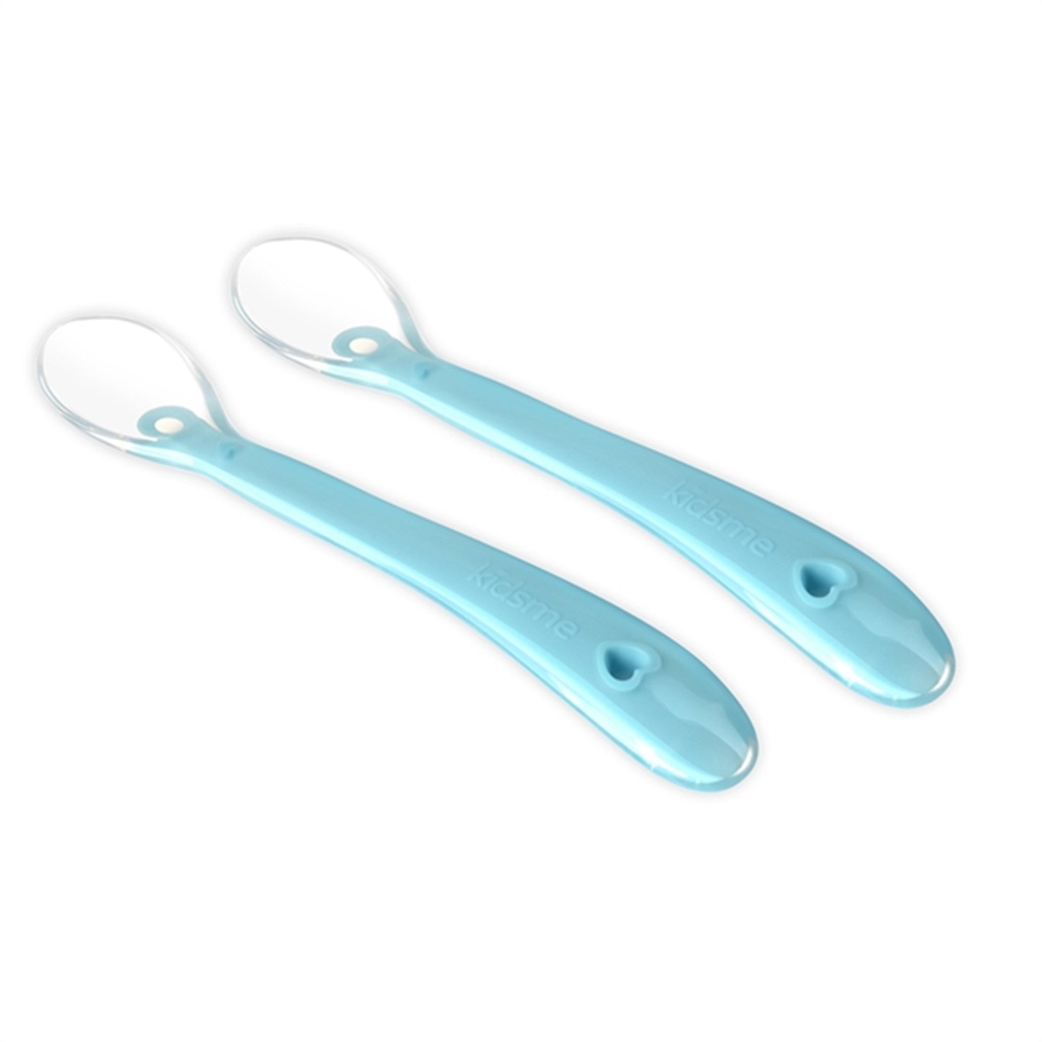 Kidsme Silicone Spoon Aquamarine 2-pack