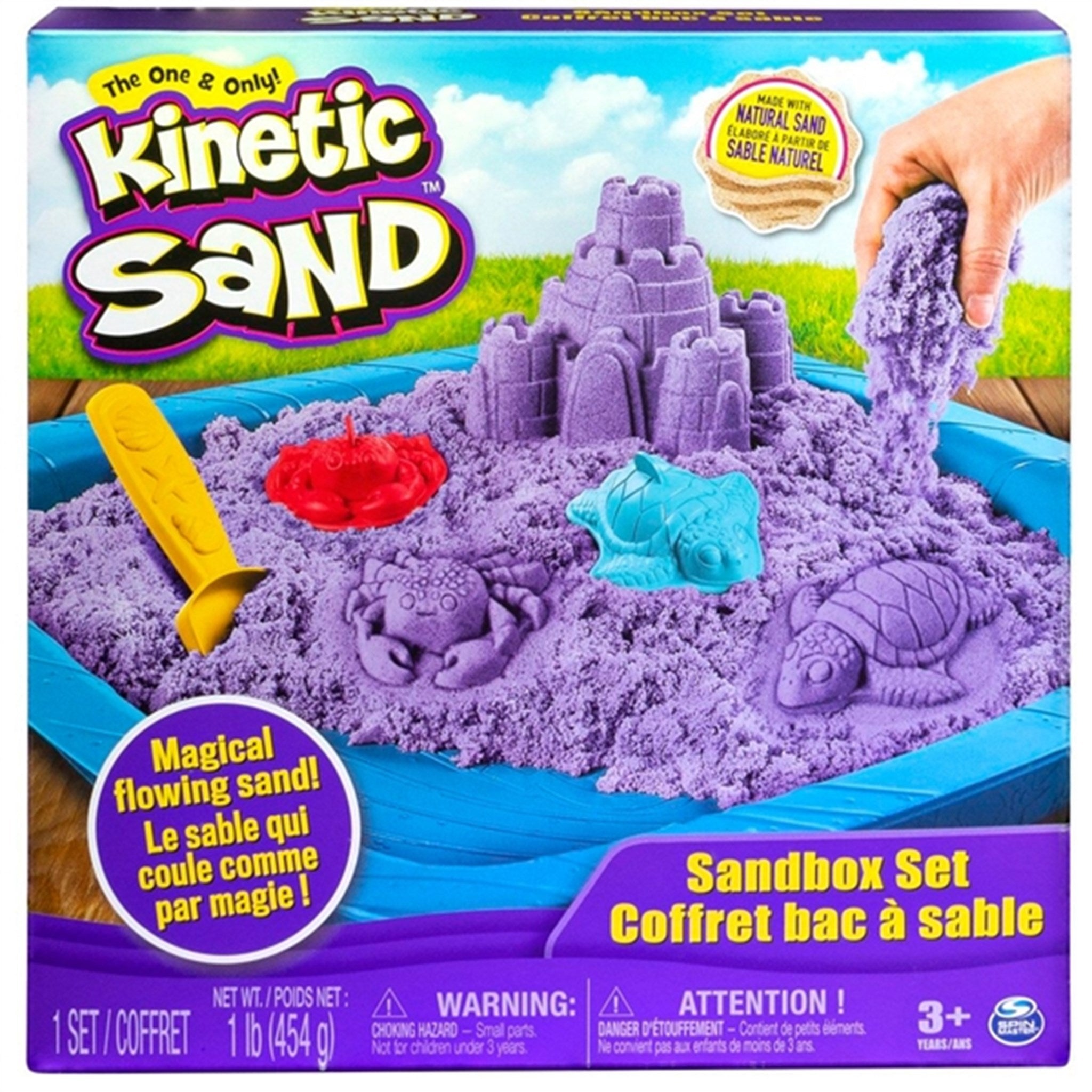 Kinetic Sand Box Set Purple