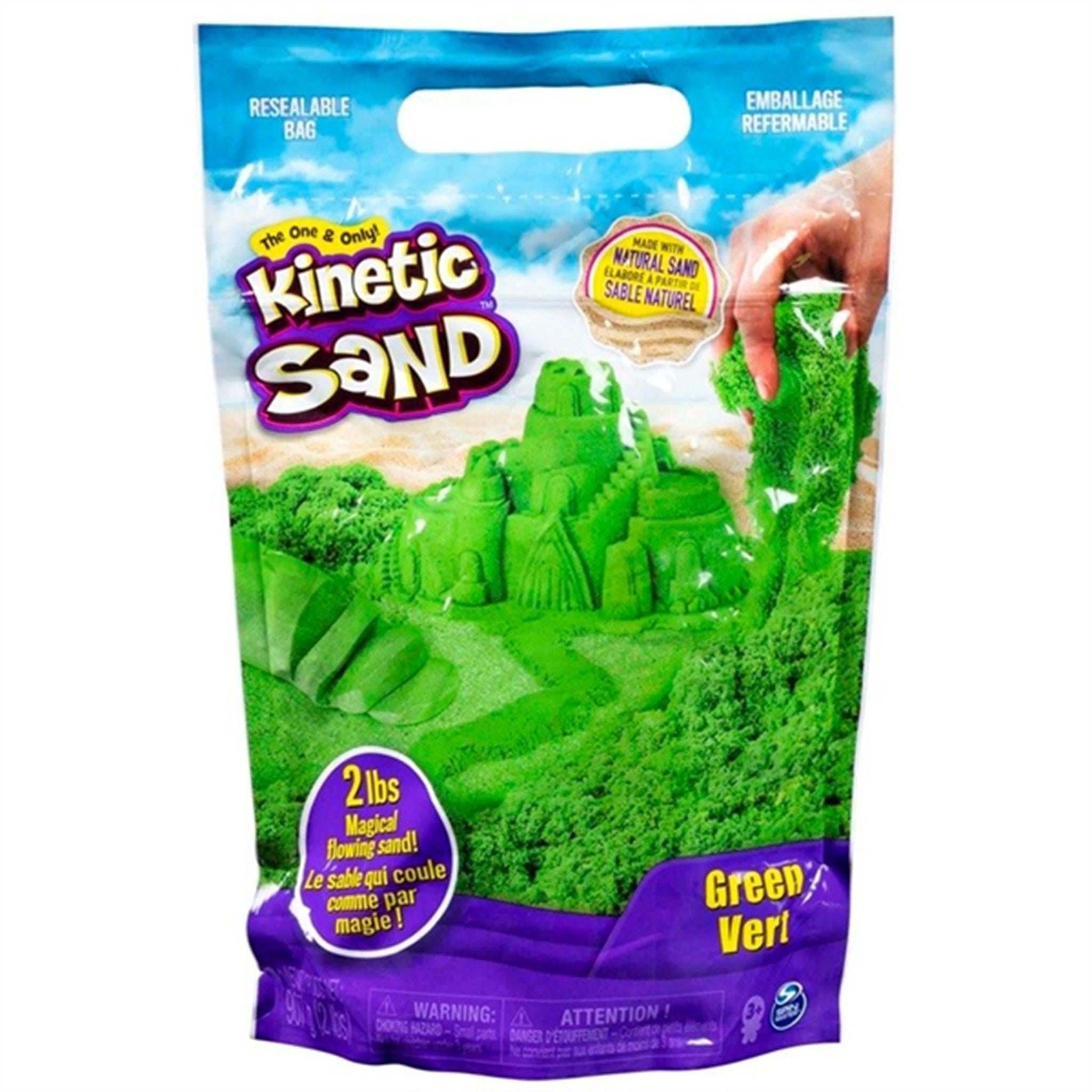 Kinetic Sand Color Bag Green