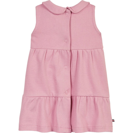 Tommy Hilfiger Baby Flag Pique Dress Broadway Pink 2