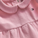 Tommy Hilfiger Baby Flag Pique Dress Broadway Pink 3