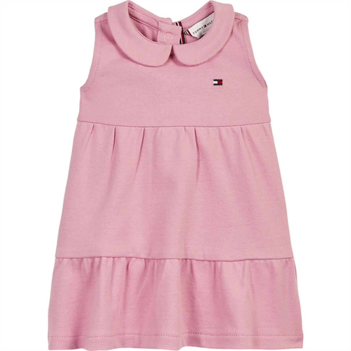 Tommy Hilfiger Baby Flag Pique Dress Broadway Pink