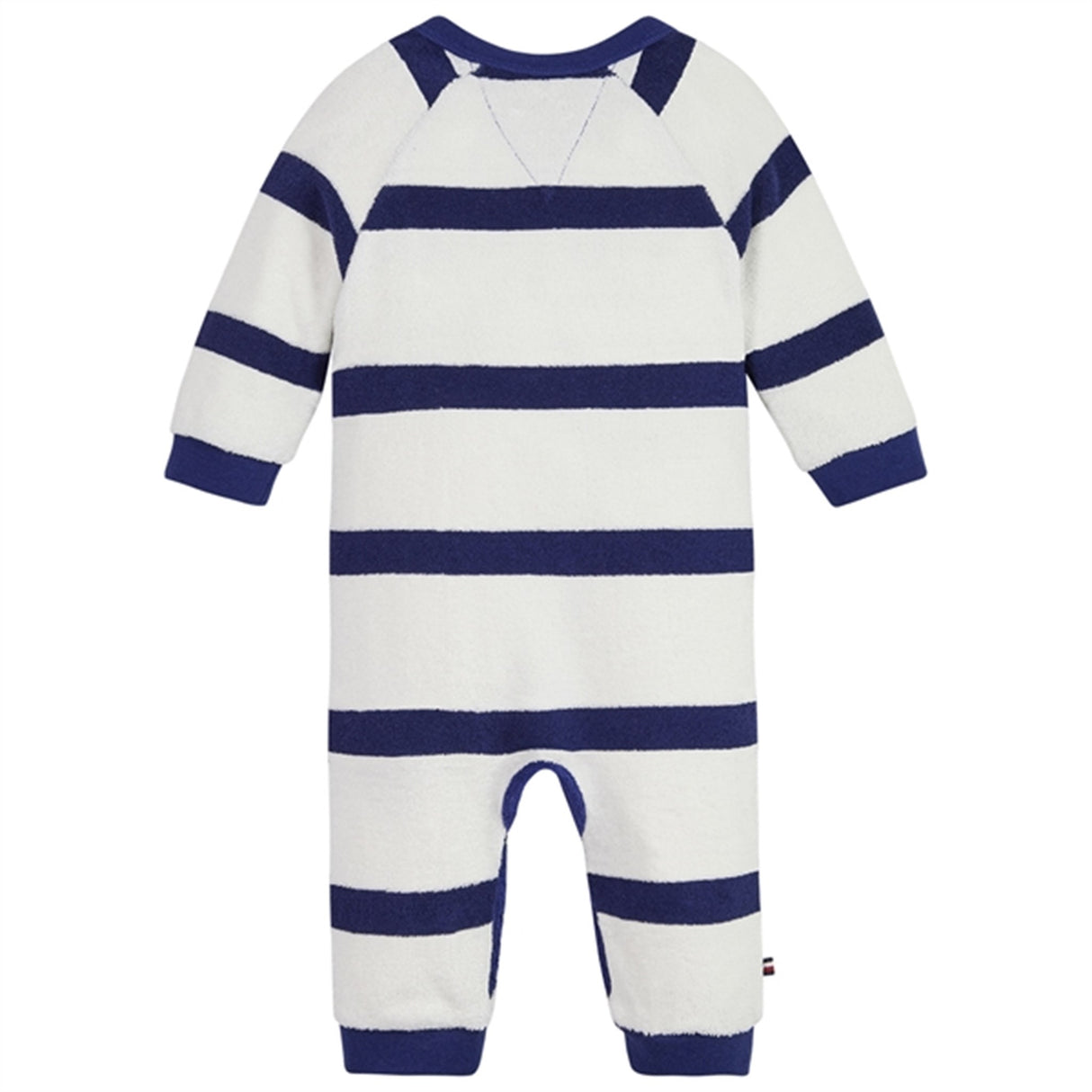 Tommy Hilfiger Baby Striped Towelling Jumpsuit Pilot Blue / Ancient White Stripe 3