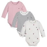 Tommy Hilfiger Baby Body Gift Box 3-Pack Pink Shade