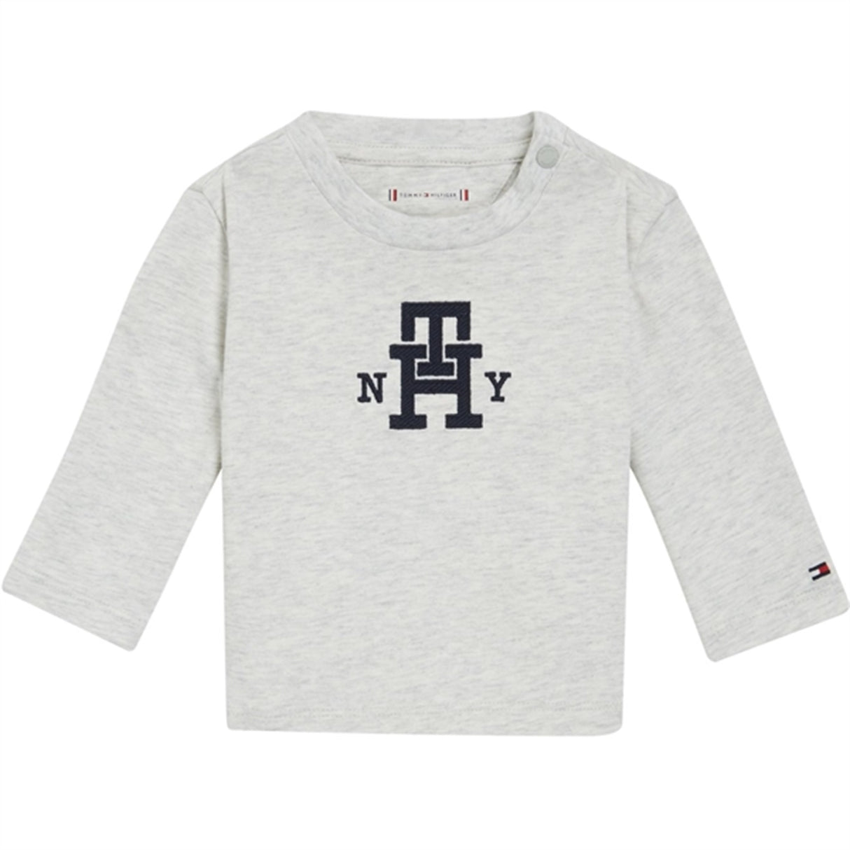 Tommy Hilfiger Baby Monogram Blouse New Light Grey Heather