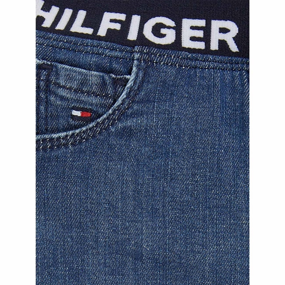 Tommy Hilfiger Baby Monotype Denim Pants Denim Medium 2