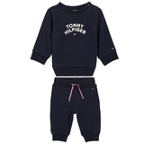 Tommy Hilfiger Baby Flag Sweat Set Deep Indigo