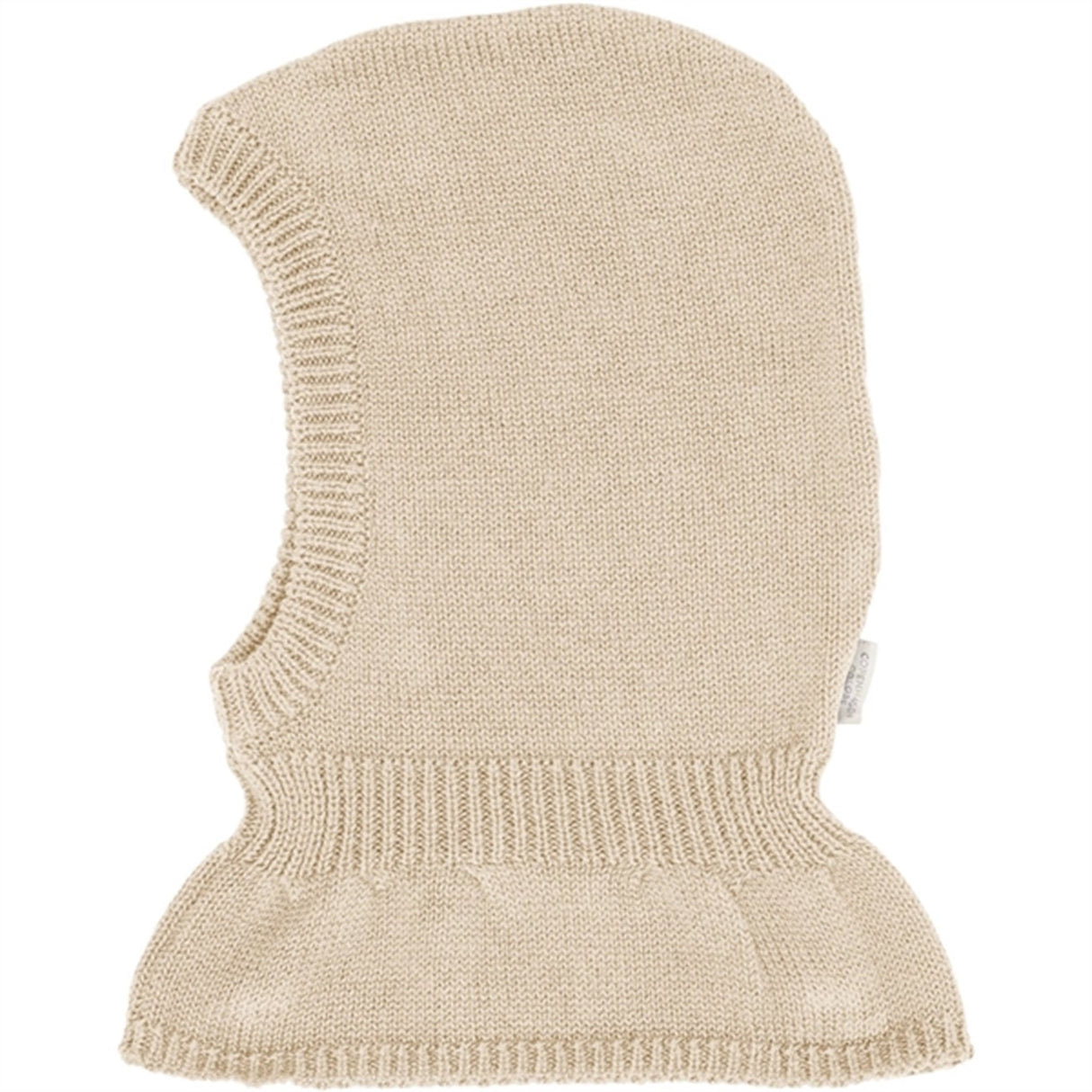 Copenhagen Colors Cream Balaclava Knitted Cotton w. Lining