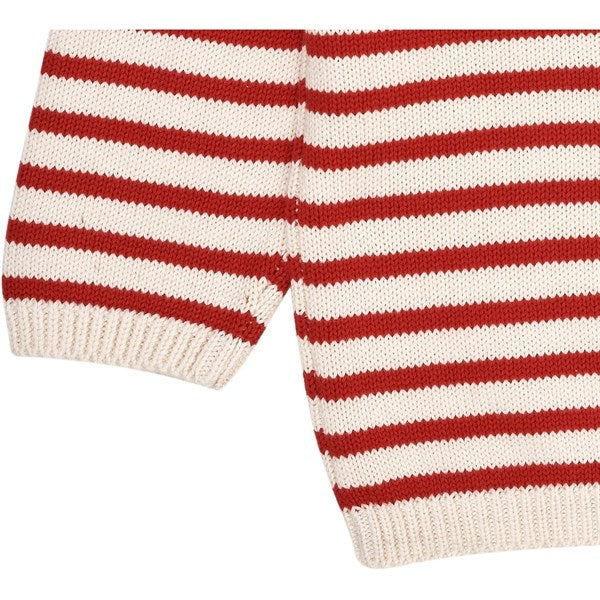 Copenhagen Colors Cream/Red Combi Strik Sailor Sweater Stripe 8