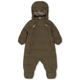 Konges Sløjd Dusky Green Baby Down Onesie