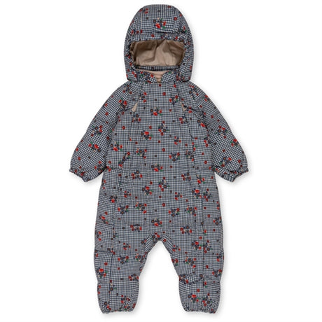 Konges Sløjd Blossom Check Baby Down Onesie