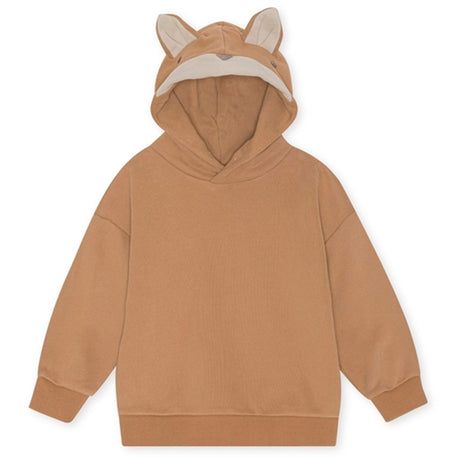 Konges Sløjd Lou Animal Hoodie Toasted Coconut