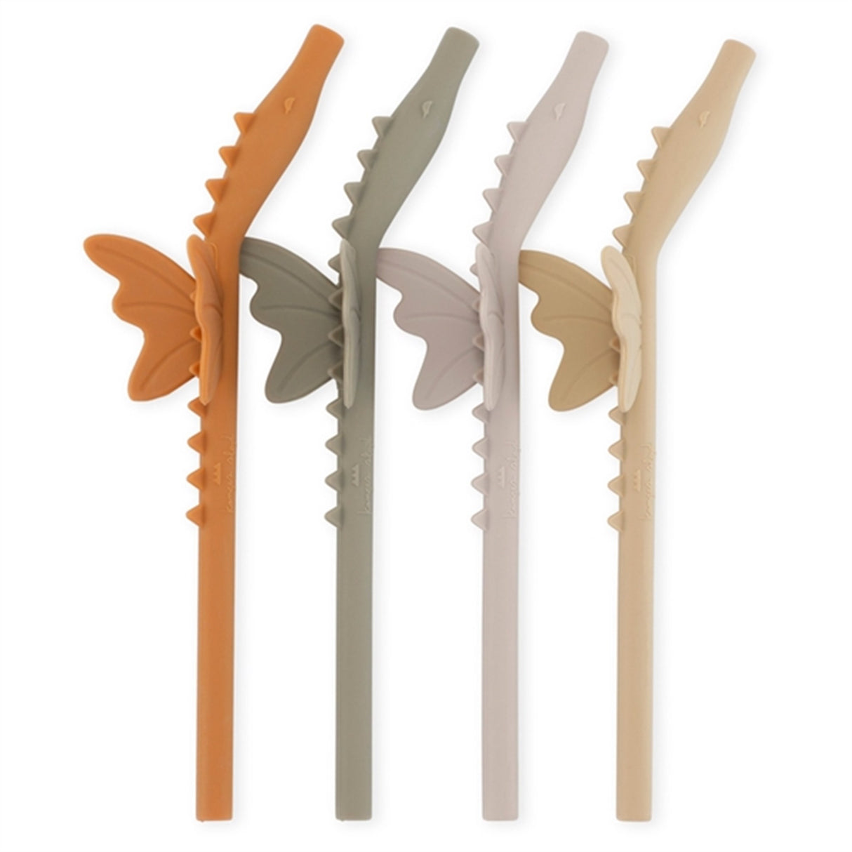 Konges Sløjd Straw Silicone 4-pack Dragon Caramel Mix