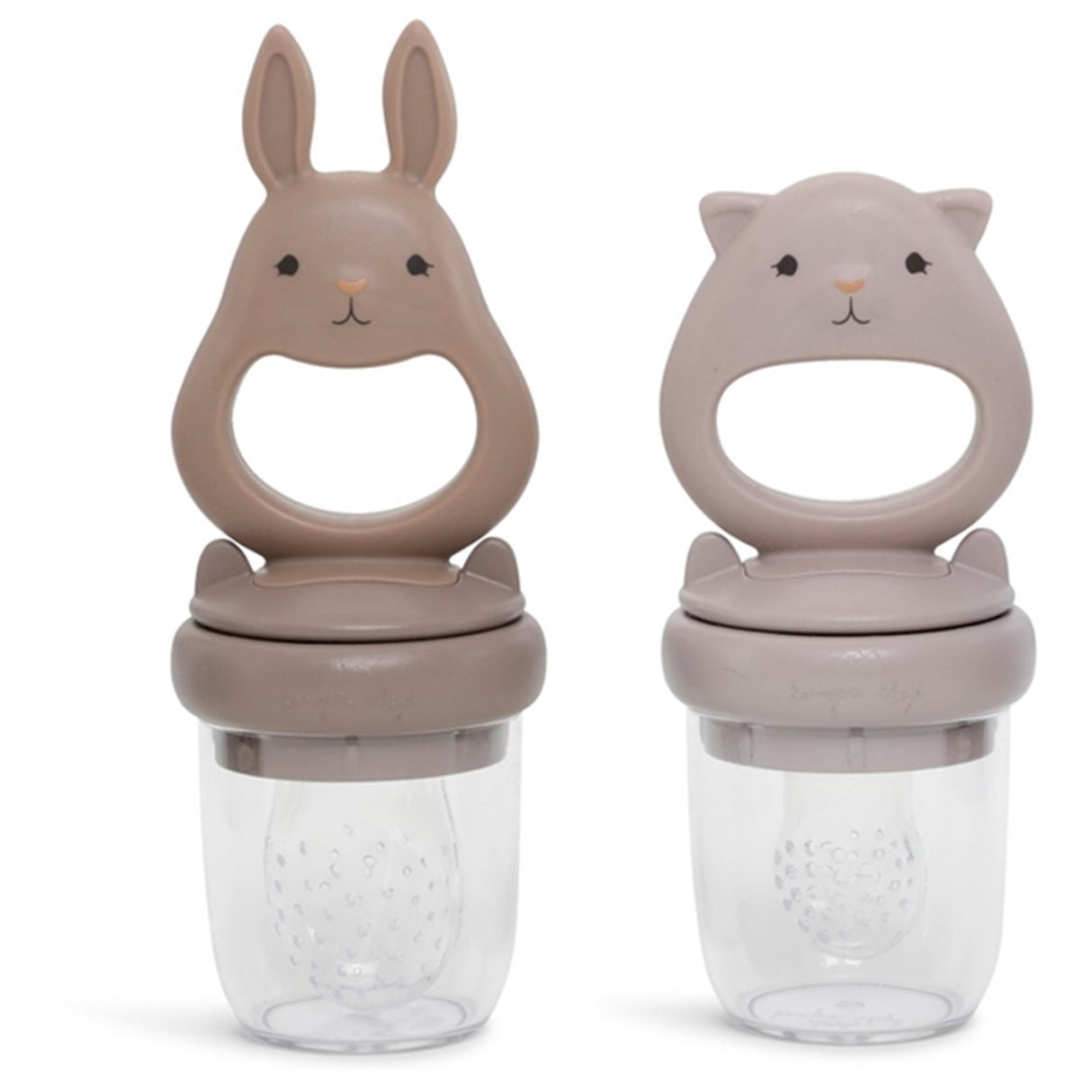 Konges Sløjd Silicone Fruit Pacifier Bunny Lilac/Shitake