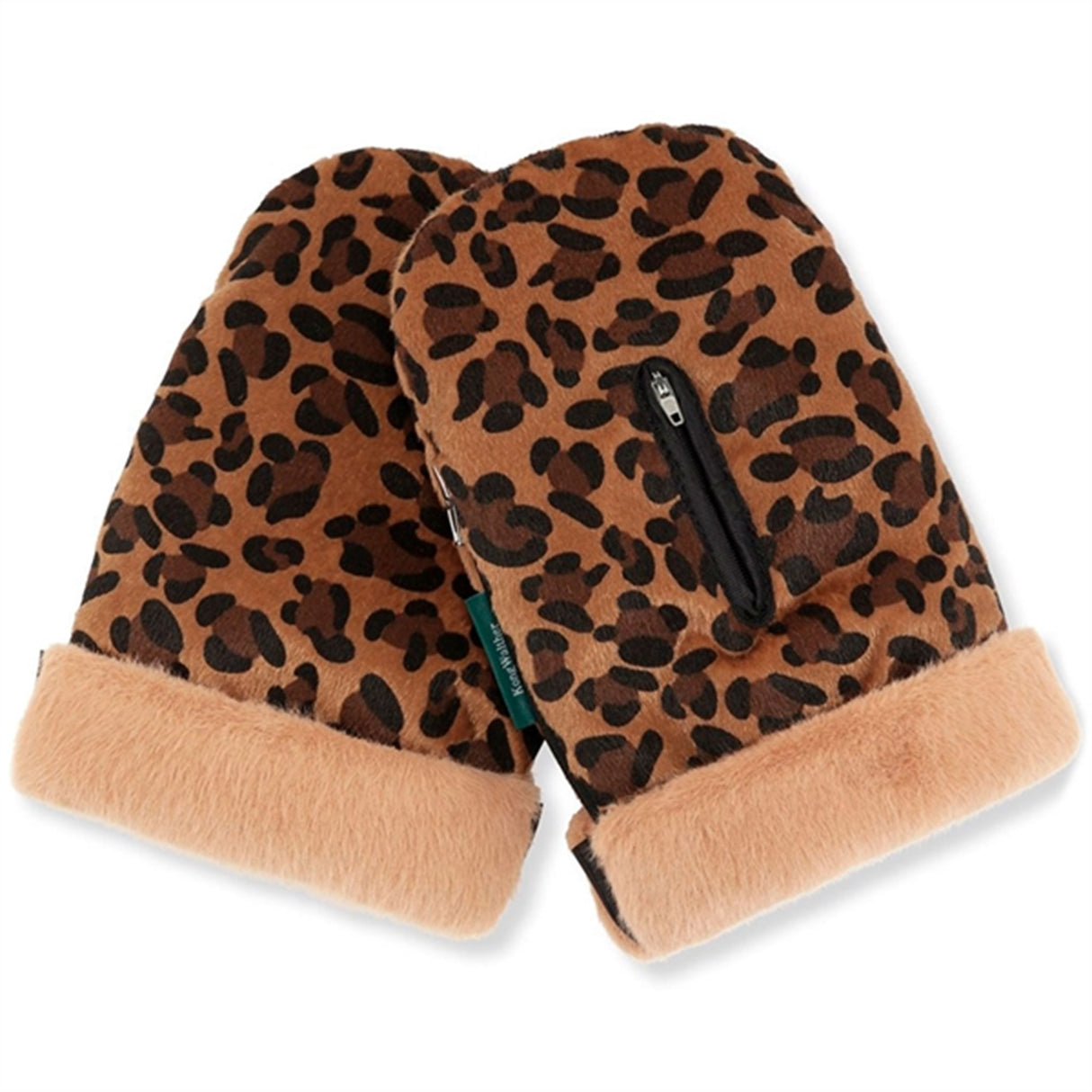 KongWalther Østerbro Baby Carriage Mittens Leopard