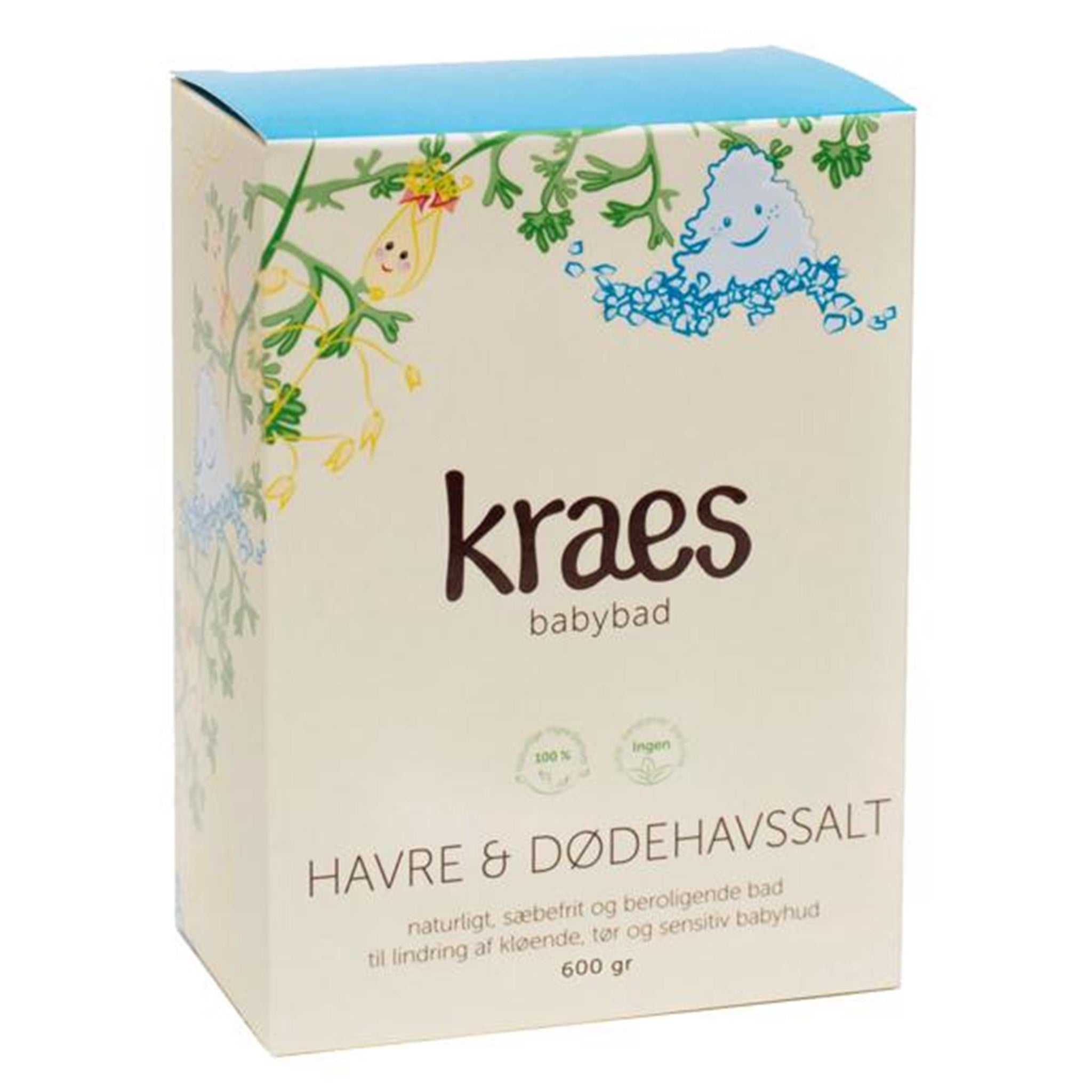 Kraes Baby Bath Oat/Dead Sea Salt 600 g.