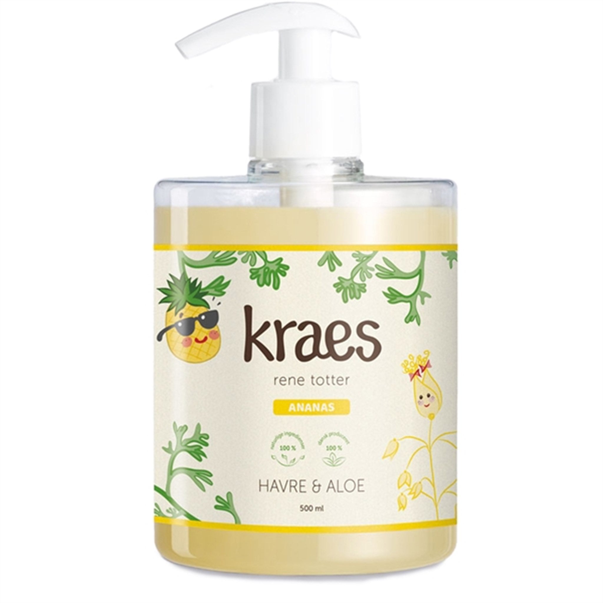 Kraes Rene Totter Havre/Aloe Shampoo with Pineapple Fragrance 500 ml