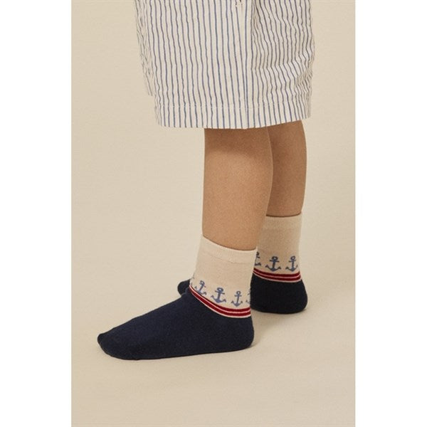 Konges Sløjd 2-Pack Ancher Jacquard Socks 2