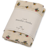 Konges Sløjd Muslin Cloths GOTS 3-Pack Peonia