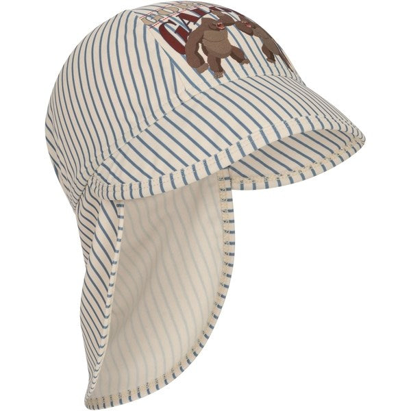 Konges Sløjd Aster Sun Hat Stripe Bluie