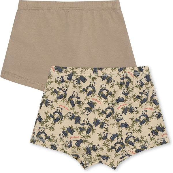 Konges Sløjd Panda/Oxford Tan Basis 2-pack Boksershorts 3