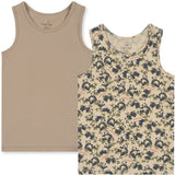 Konges Sløjd Panda/Oxford Tan Basis 2-pack Tanktop