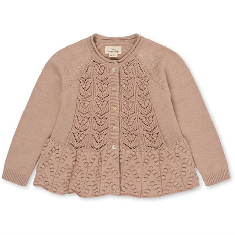 Konges Sløjd Peach Blush Cabby Knit Cardigan