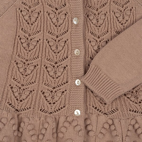 Konges Sløjd Peach Blush Cabby Knit Cardigan 6