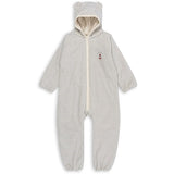 Konges Sløjd Stripe Bluie Itty Onesie With Hood