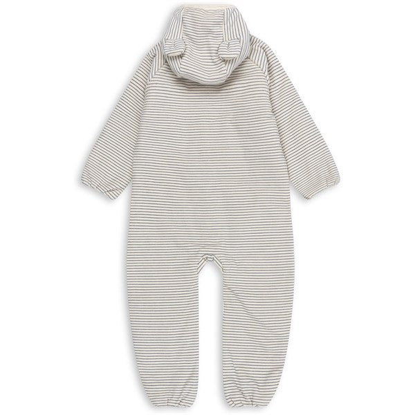 Konges Sløjd Stripe Bluie Itty Onesie With Hood 6