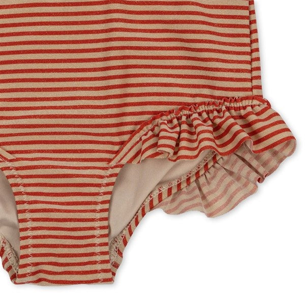 Konges Sløjd Jade Ls Swimsuit Glitter Stripe 4