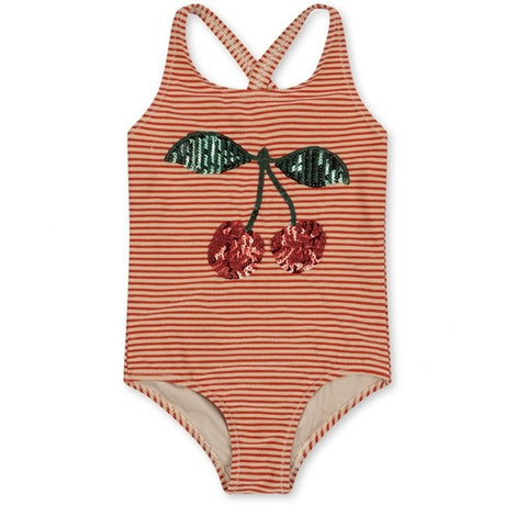 Konges Sløjd Jade Swim Suit Glitter Stripe