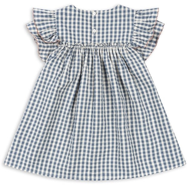 Konges Sløjd Captains Blue Check Kim Dress 5